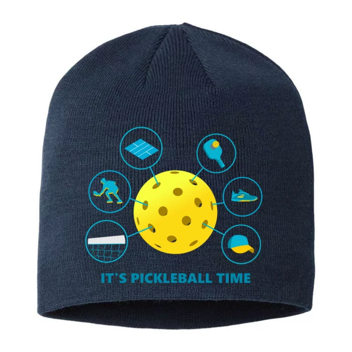 Its Pickleball Time 8 1/2in Sustainable Knit Beanie