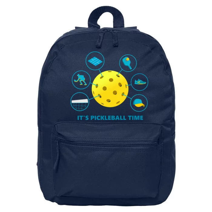 Its Pickleball Time 16 in Basic Backpack