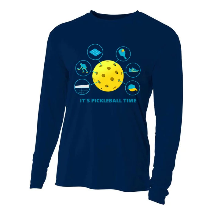 Its Pickleball Time Cooling Performance Long Sleeve Crew