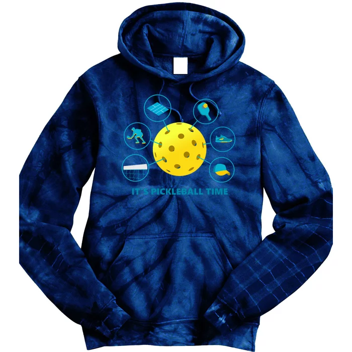 Its Pickleball Time Tie Dye Hoodie