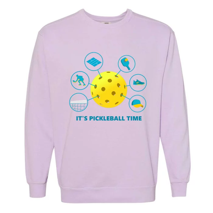 Its Pickleball Time Garment-Dyed Sweatshirt