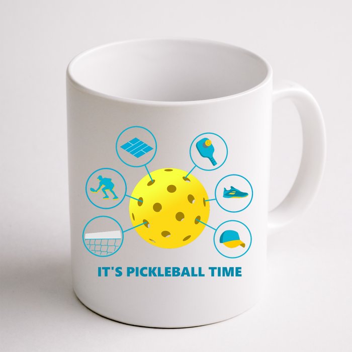 Its Pickleball Time Front & Back Coffee Mug