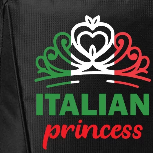 Italian Princess Tiara National Flag City Backpack