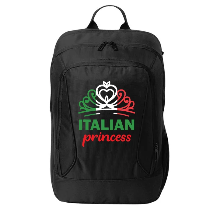 Italian Princess Tiara National Flag City Backpack