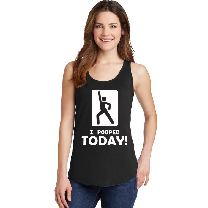 I Pooped Today Ladies Essential Tank