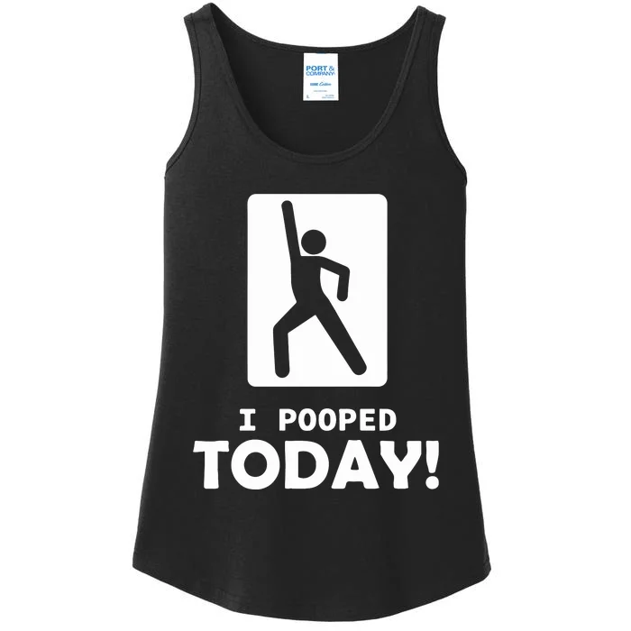 I Pooped Today Ladies Essential Tank