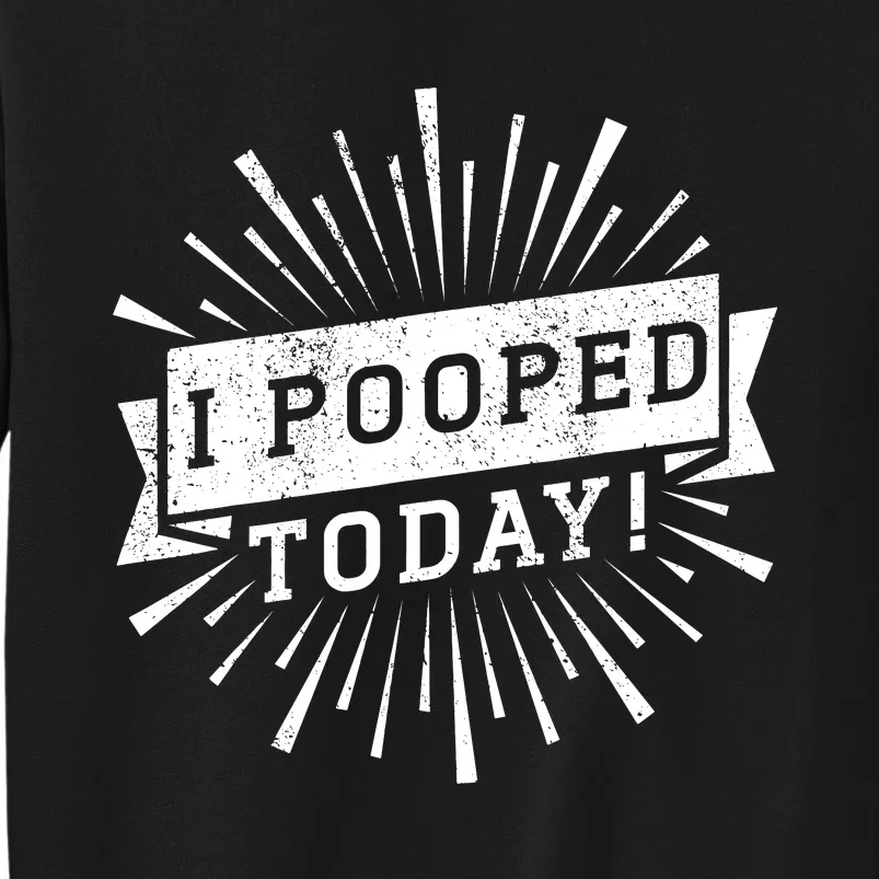 I Pooped Today Funny This Guy Pooped Today Sweatshirt