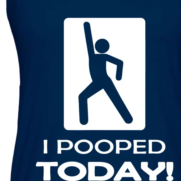 I Pooped Today Ladies Essential Flowy Tank