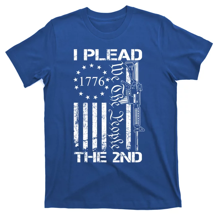 I Plead The 2nd Adt We The People Ar15 Pro Gun (Back) Cool Gift T-Shirt