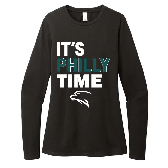 It's Philly Time Philadelphia Womens CVC Long Sleeve Shirt