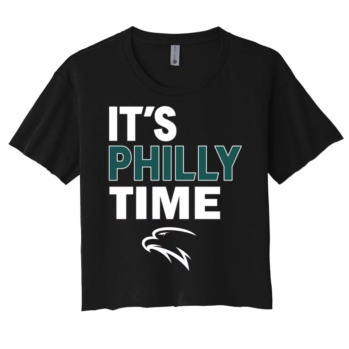 It's Philly Time Philadelphia Women's Crop Top Tee