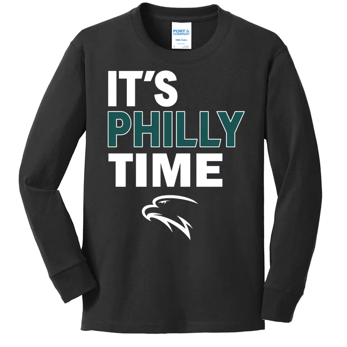 It's Philly Time Philadelphia Kids Long Sleeve Shirt