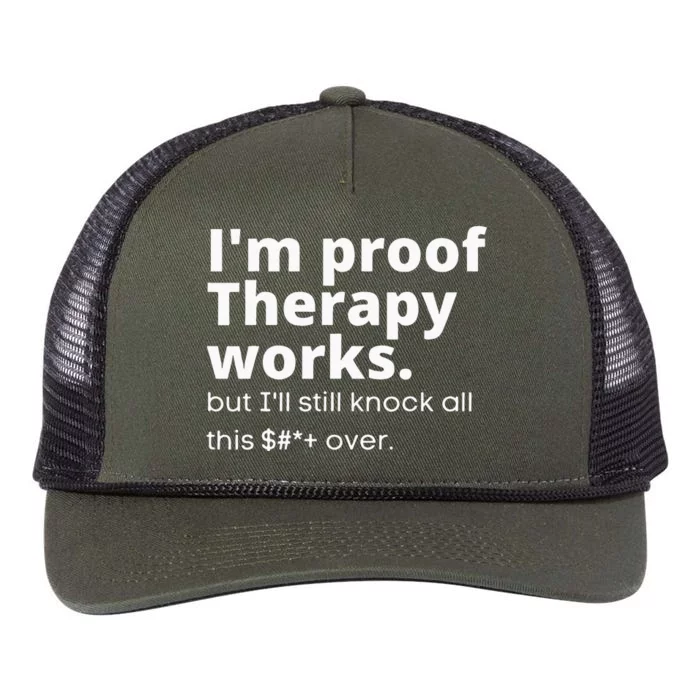 Im Proof Therapy Works Retro Rope Trucker Hat Cap