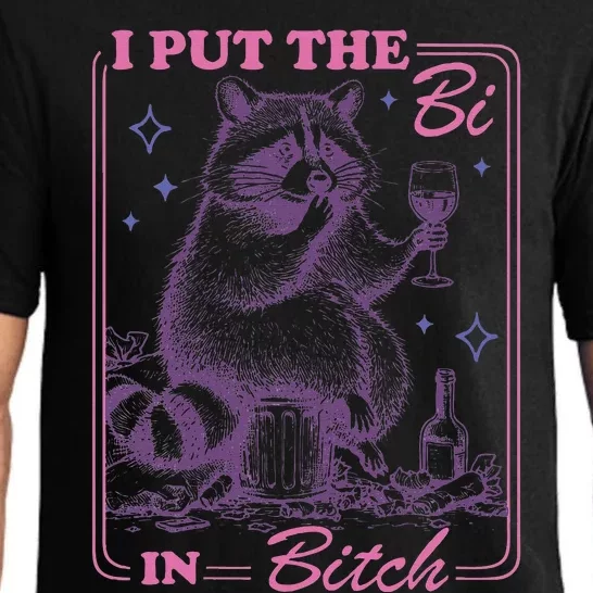 I Put The Bi In Bitch Lgbt Lesbians Pajama Set