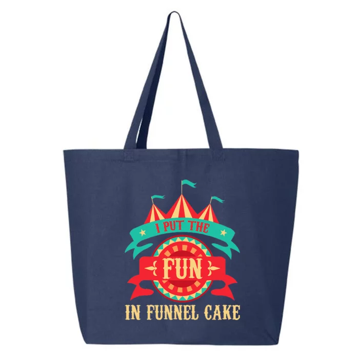 I Put The Fun In Funnel Cake Circus Birthday Party Costume 25L Jumbo Tote