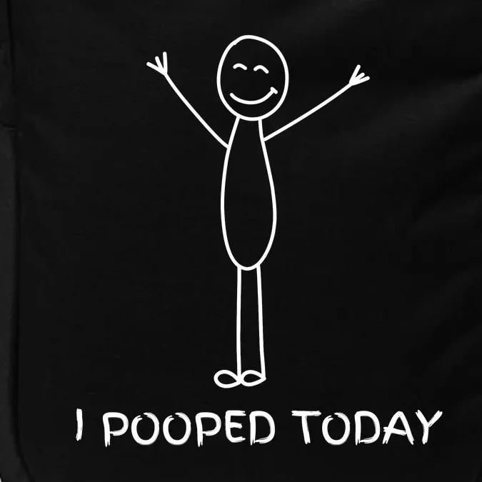 I Pooped Today Funny Poop Impact Tech Backpack