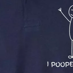 I Pooped Today Funny Poop Softstyle Adult Sport Polo