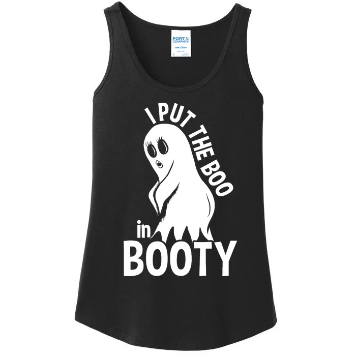 I Put The Boo In Booty Ladies Essential Tank