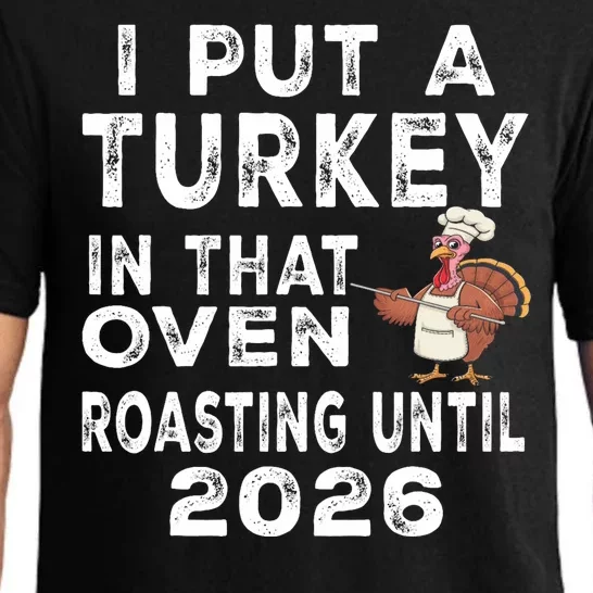 I Put Turkey In That Oven 2026 Funny Thanksgiving Pregnancy Pajama Set