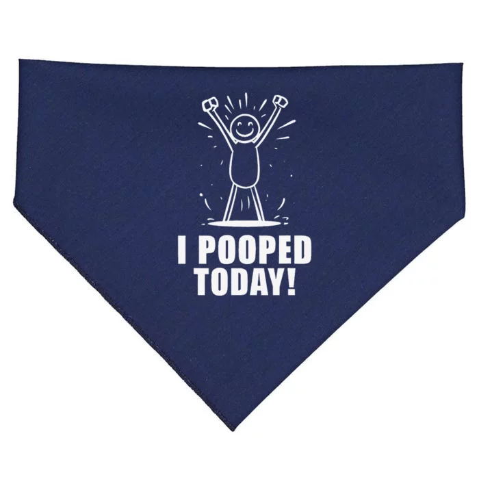 I Pooped Today USA-Made Doggie Bandana