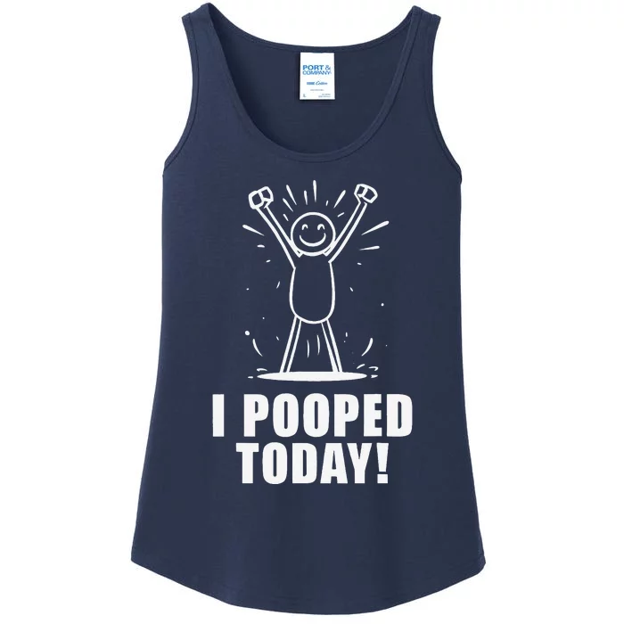 I Pooped Today Ladies Essential Tank