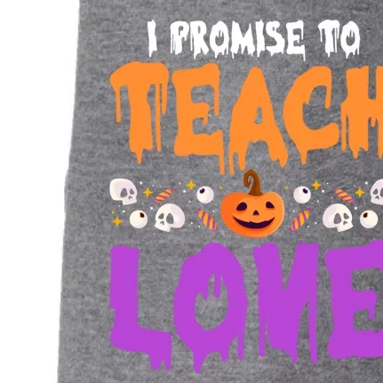 I Promise To Teach Love Lazy Halloween Costume Cool Teacher Gift Doggie 3-End Fleece Hoodie