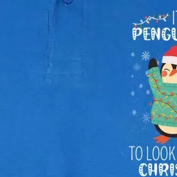 It's Penguingifting To Look A Lot Like Christmas Xmas Penguin Funny Gift Softstyle Adult Sport Polo