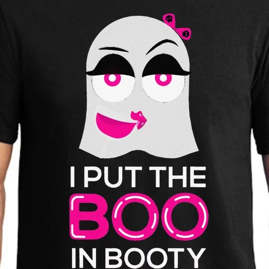 I Put The Boo In Booty Funny Halloween Joke Pajama Set