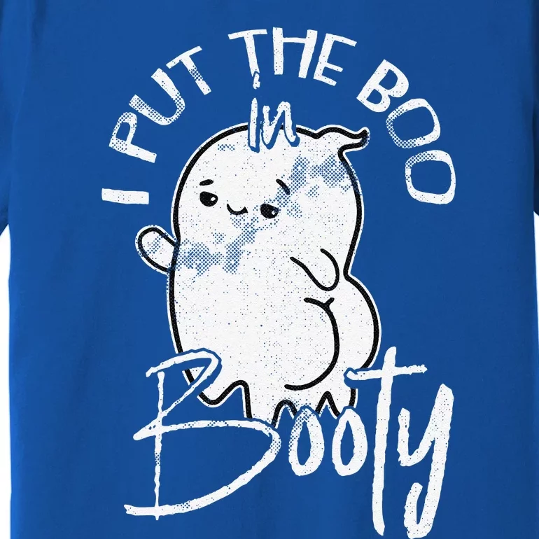 I Put The Boo In Booty Lazy DIY Halloween Costume Ghost Premium T-Shirt