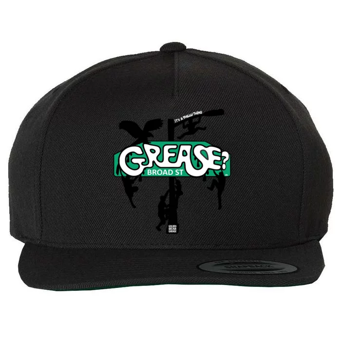 It's Philly Thing Grease Funny Grease The Pole Wool Snapback Cap