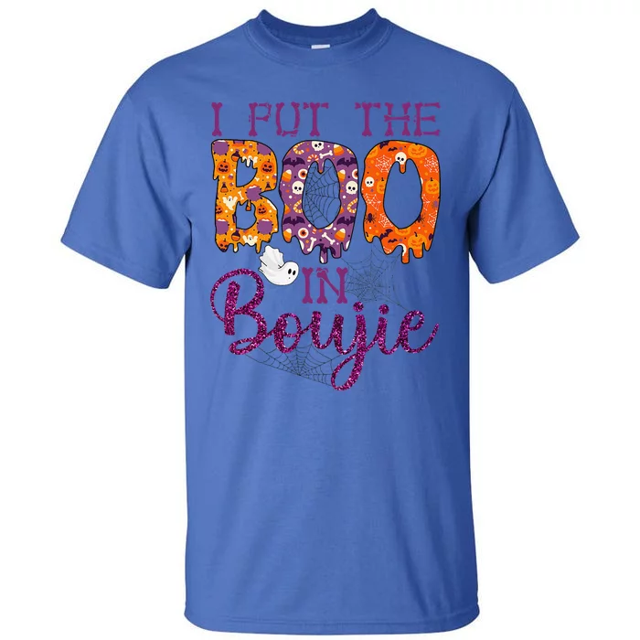 I Put The Boo In Boujie Funny Halloween Tall T-Shirt