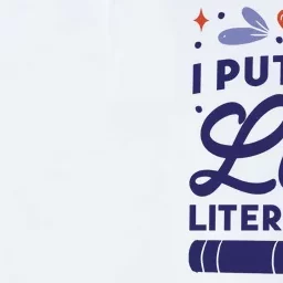 I Put The Lit In Literature Softstyle Adult Sport Polo