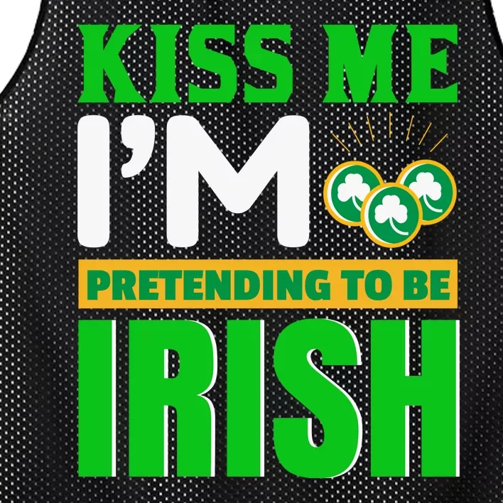 I'm Pretending To Be Irish Mesh Reversible Basketball Jersey Tank