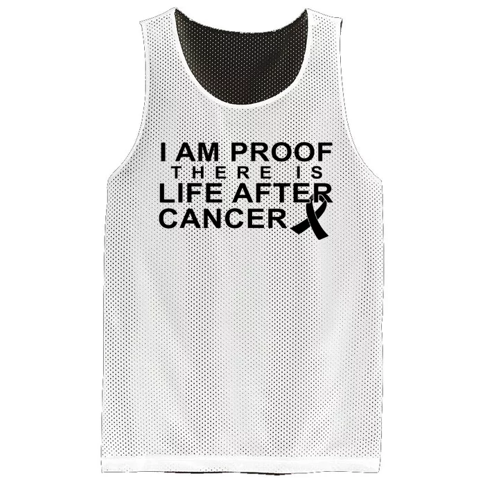 Im Proof Theres Life After Cancer Im A Survivor Mesh Reversible Basketball Jersey Tank