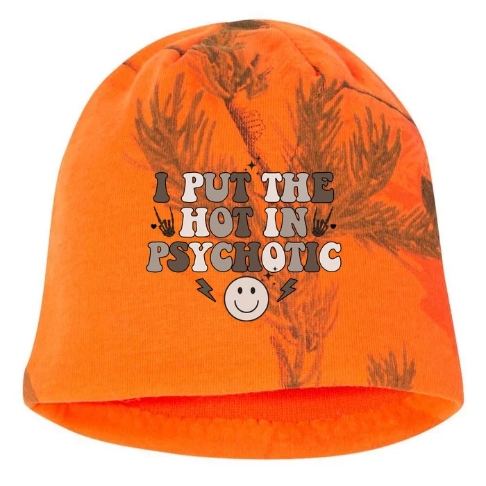 I Put The Hot In Psychotic Kati - Camo Knit Beanie