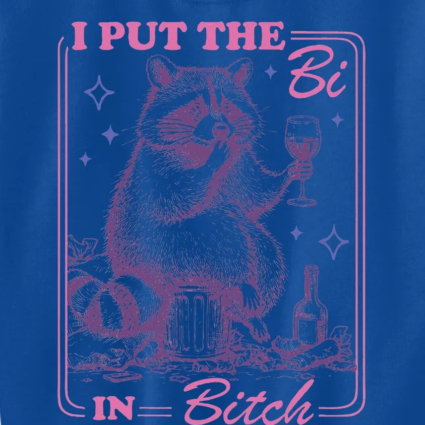 I Put The Bi In Bitch Lgbt Lesbians Kids Sweatshirt