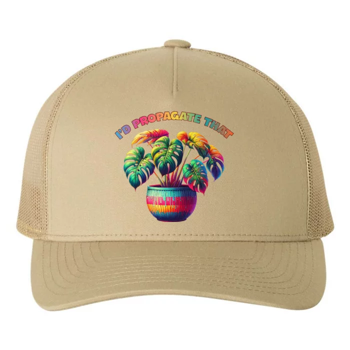 ID Propagate That Plant Gardening Yupoong Adult 5-Panel Trucker Hat