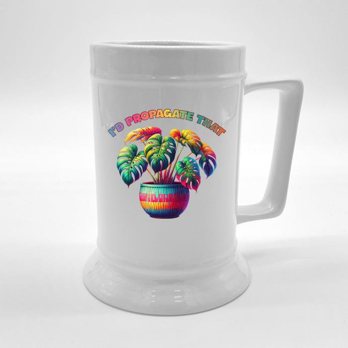 ID Propagate That Plant Gardening Front & Back Beer Stein