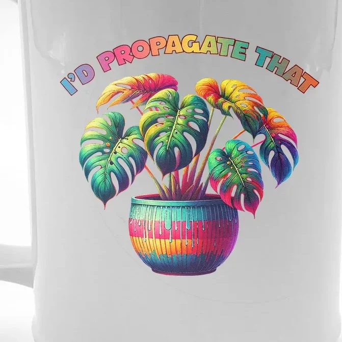 ID Propagate That Plant Gardening Front & Back Beer Stein