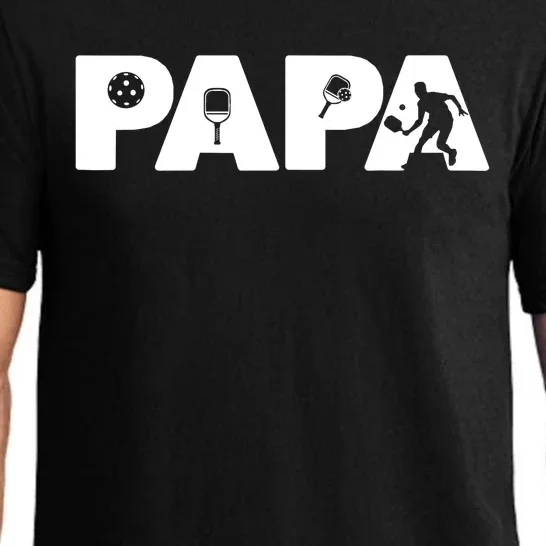 Its Pickleball Time Dad I Love Being Pickleball Papa Pajama Set