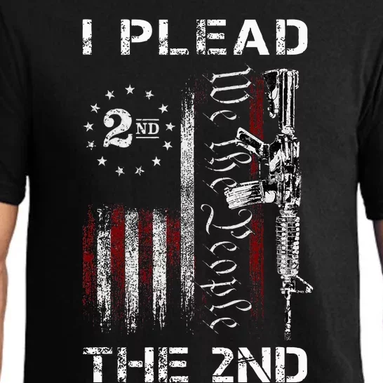 I Plead The 2nd We The People Usa Flag Ar15 Rifle Pajama Set