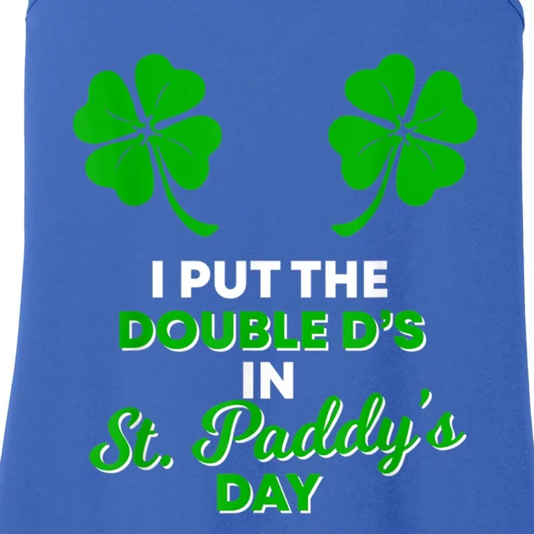 I Put The Double D's In St Paddy's Day Naughty Irish Gift Ladies Essential Tank