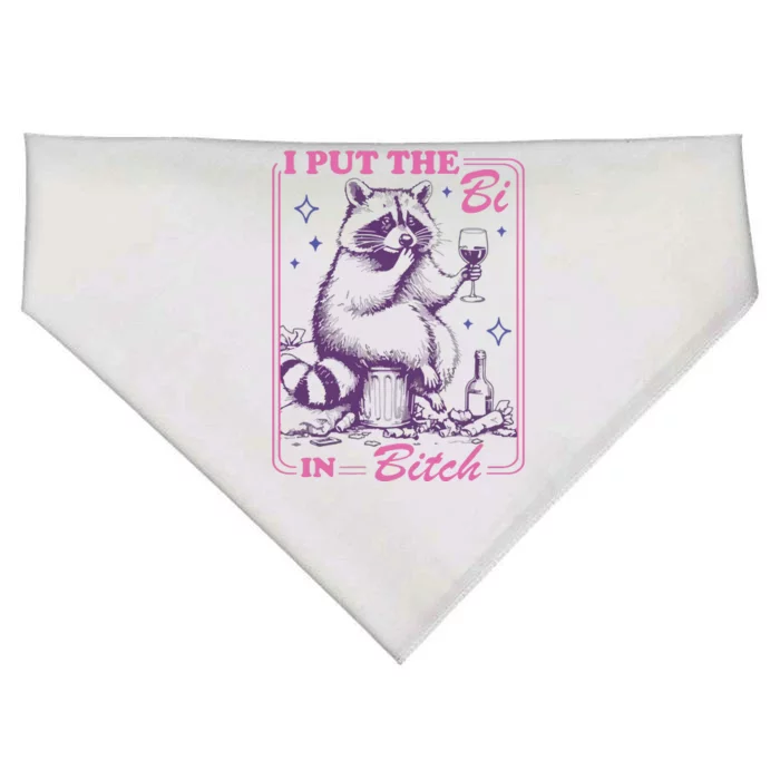 I Put The Bi In Bitch USA-Made Doggie Bandana