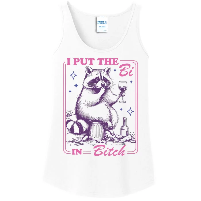 I Put The Bi In Bitch Ladies Essential Tank