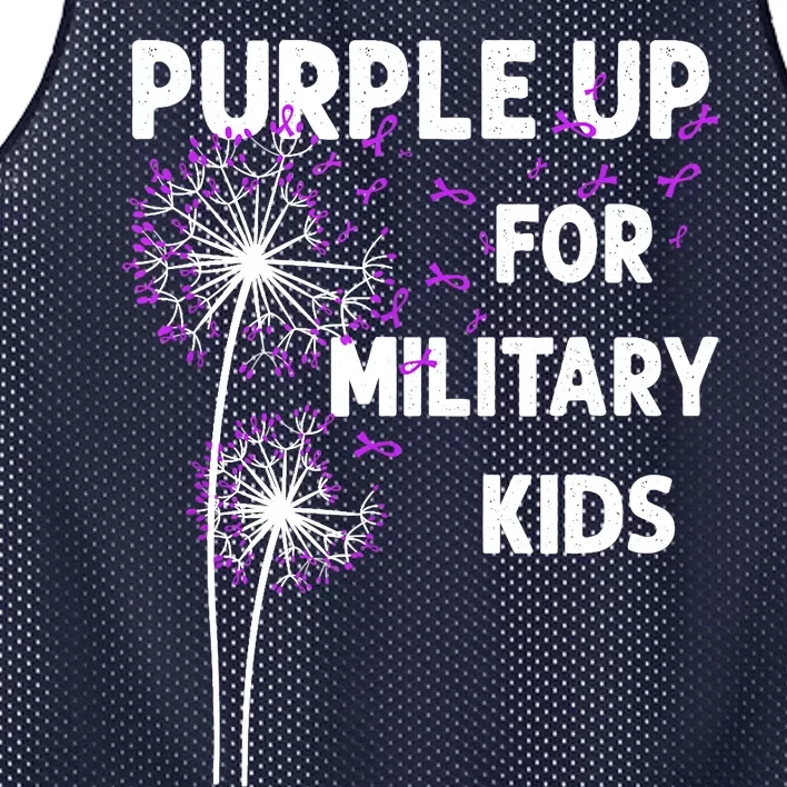 I Purple Up For Military Soldier Dandelion Tees Mesh Reversible Basketball Jersey Tank