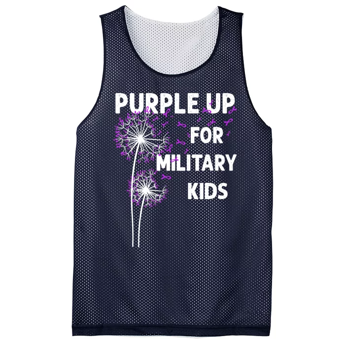 I Purple Up For Military Soldier Dandelion Tees Mesh Reversible Basketball Jersey Tank