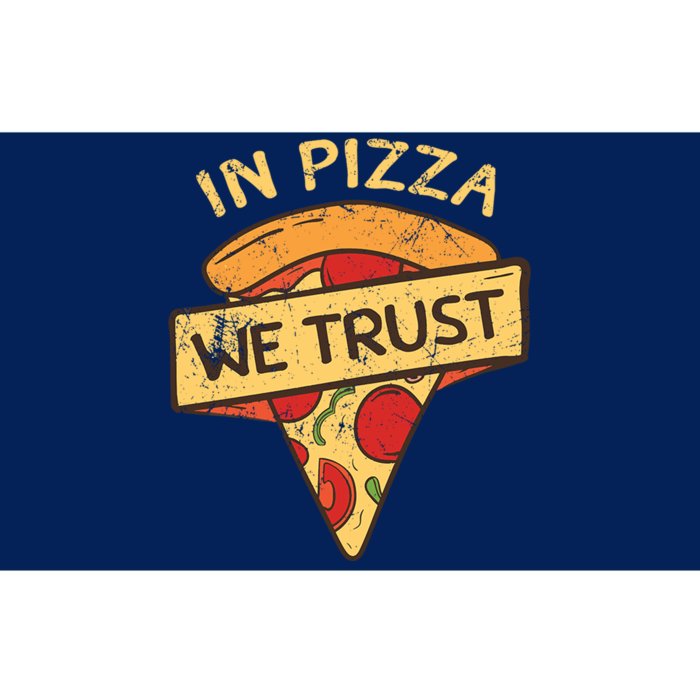 In Pizza We Trust Pizza Lover Bumper Sticker