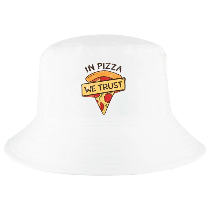 In Pizza We Trust Pizza Lover Cool Comfort Performance Bucket Hat