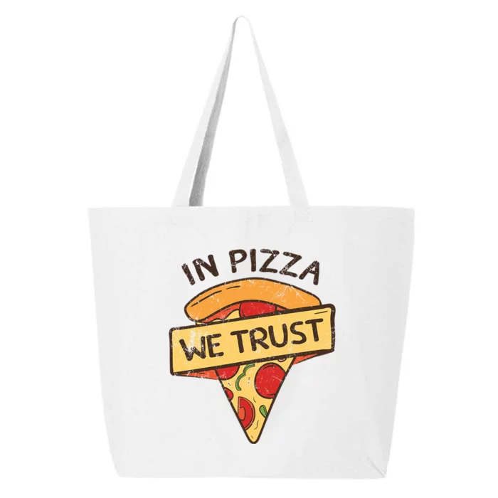 In Pizza We Trust Pizza Lover 25L Jumbo Tote