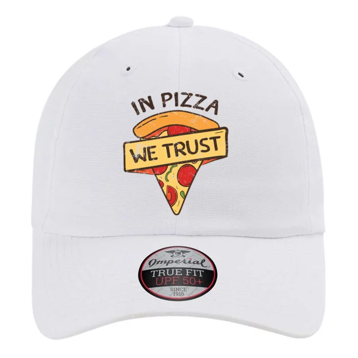 In Pizza We Trust Pizza Lover The Original Performance Cap